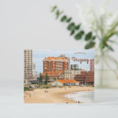 Playa de Punta del Este Postkarte (Stehend Vorderseite)