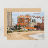 Playa de Punta del Este Postkarte (Vorne/Hinten)