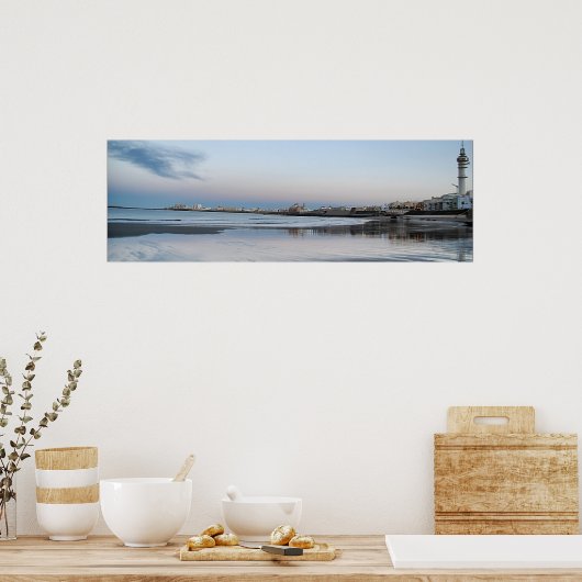 Playa de Santa María del Mar, Cádiz Poster (Küche)