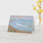 Playa de Valencia | Joaquín Sorolla Karte (Gelbe Blume)