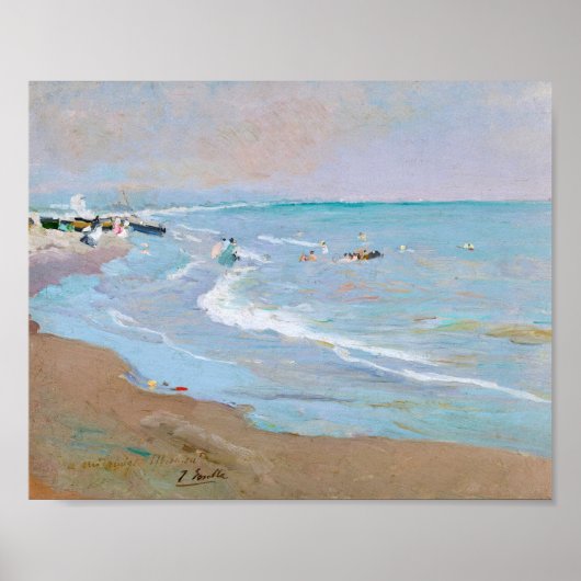 Playa de Valencia | Joaquín Sorolla Poster (Vorne)