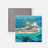 Playa Del Carmen Magnet (Vorderseite/Rückseite)