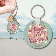 Playa del Carmen Mexico Retro Souvenirdekoration a