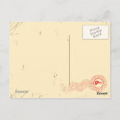 Playa del Carmen Mexikanisches Reiseplakat Postkarte (Rückseite)