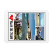 Playa Del Carmen - Mexiko - I Liebe - Magnet (Horizontal)