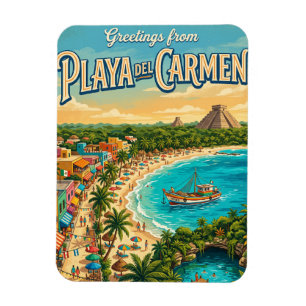 Playa del Carmen Mexiko Magnet