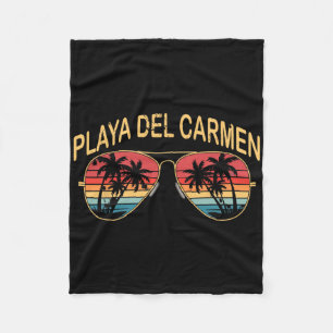 Playa Del Carmen Mexiko Männer Frauen Souvenir Sur Fleecedecke