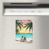 Playa Del Carmen Mexiko Reisestrand Magnet (In Situ (Geschirrspüler))