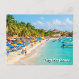 Playa Del Carmen Mexiko Reisestrand Postkarte