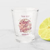 Playa del Carmen Mexiko Stadt Souvenirgetränke Schnapsglas (Vorderseite)