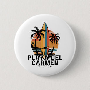 Playa Del Carmen Mexiko Surfen Surfer _1 Button