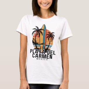 Playa Del Carmen Mexiko Surfen Surfer _1 T-Shirt