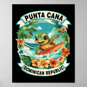 Playa Del Carmen Mexiko Süße Meeresschildkröte Sur Poster