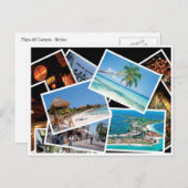 Playa del Carmen - Postkarte (Vorne/Hinten)
