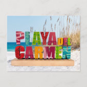 Playa del Carmen Signa Postkarte (Vorderseite)