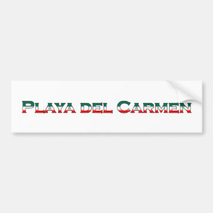 Playa del Carmen (Textlogo) Autoaufkleber