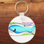 Playa del Ingles Gran Canaria Schlüsselanhänger (Vorderseite)