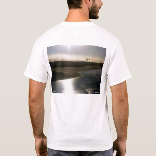 Playa del Rey Beach um 6 Uhr T-Shirt (Rückseite)