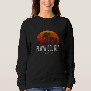 Playa del Rey California Retro Surfer Vintager Str Sweatshirt
