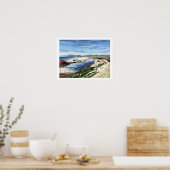 Playa del Rey Lagoon. Wasserfarbe von Jenn Street Poster (Küche)