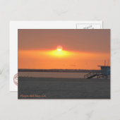 Playa del Rey Sunset - Mike Izzo Postkarte (Vorne/Hinten)
