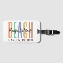 Playa Delfine Cancun Mexico (Sands) Gepäckanhänger