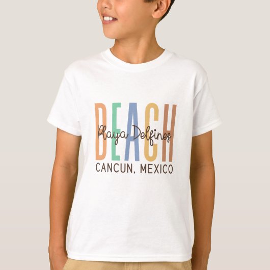 Playa Delfine Cancun Mexico (Sands) T-Shirt (Vorderseite)