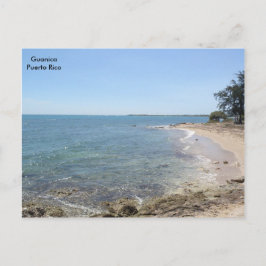 Playa en Mar Caribe Guanica Postkarte