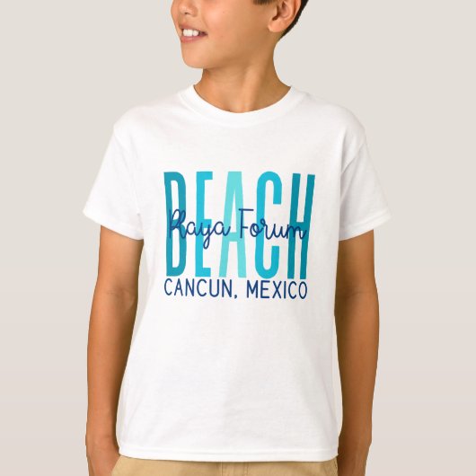 Playa Forum Beach Cancun Mexiko (Ozean) T-Shirt (Vorderseite)