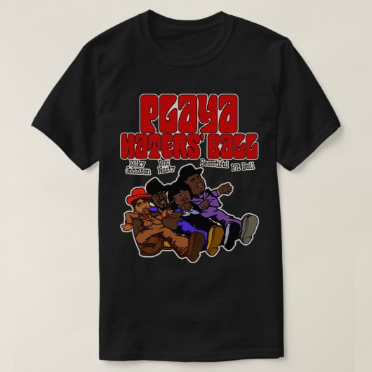 Playa Haters Ball Pimp Walkin T-Shirt (Design vorne)