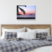 Playa Hermosa Beach Sunset Palms Leinwanddruck (Insitu (Schlafzimmer))