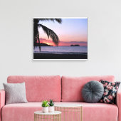 Playa Hermosa Beach Sunset Palms Leinwanddruck (Insitu (Wohnzimmer))