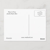 Playa la Poza Arecibo Postkarte (Rückseite)