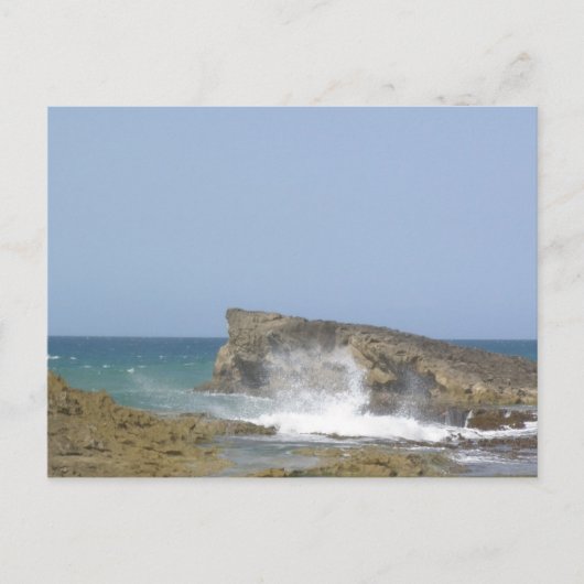 Playa la Poza Arecibo Postkarte (Vorderseite)