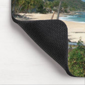 Playa Los Caballos Blau Mousepad (Ecke)