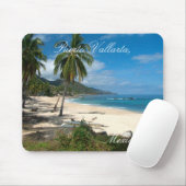 Playa Los Caballos Blau Mousepad (Mit Mouse)