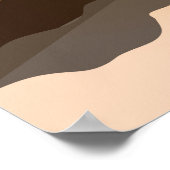 Playa Norte mexikanisches Strandposter Poster (Ecke)