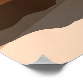 Playa Norte mexikanisches Strandposter Poster (Ecke)