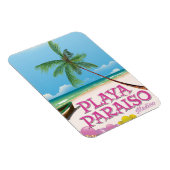 Playa Paraiso Mexico Beach Poster Magnet (Rechte Seite)