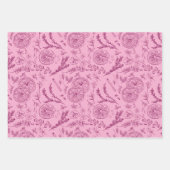 Playa Pastel Whimsical Moderne Nordic Line Kunst Geschenkpapier Set (Vorderseite 2)