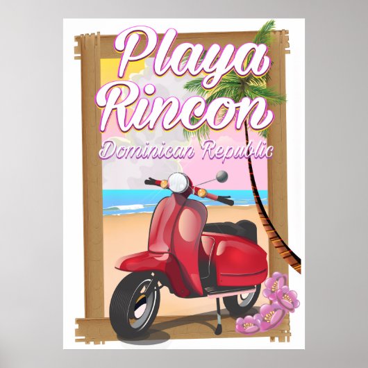 Playa Rincon Dominikanische Republik Poster (Vorne)