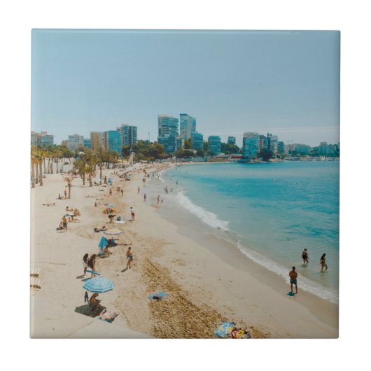 Playa San Juan - Alicante - Spanien Fliese (Vorderseite)