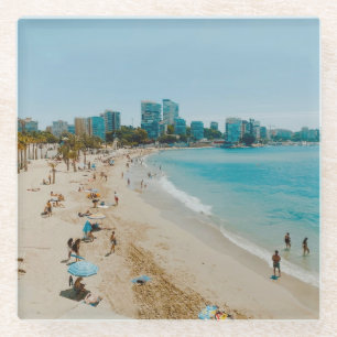 Playa San Juan - Alicante - Spanien Glasuntersetzer