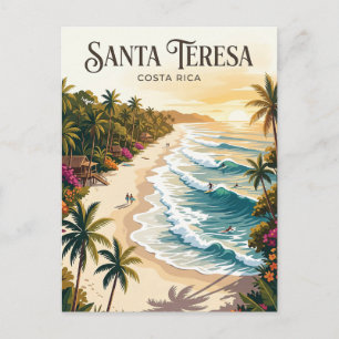 Playa Santa Teresa Costa Rica Postkarte