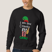 Playa Serena Funny Christmas Coquito ELF Funny Pue Sweatshirt (Vorderseite)