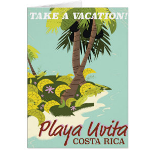 Playa Uvita, Costa rica Reiseplakat/