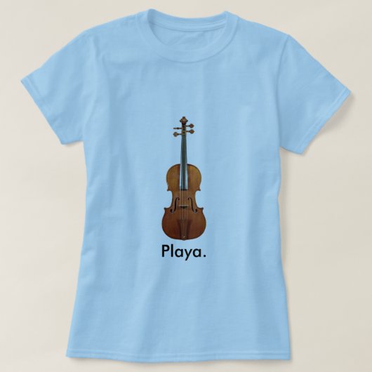 Playa (Violine) T-Shirt (Design vorne)