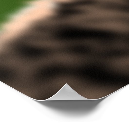 Playable Ostrich Poster - Lächeln - Deine Farbe -  (Ecke)