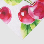 Playable Watercolor Cherries Seidenpapier (Ausschnitt)