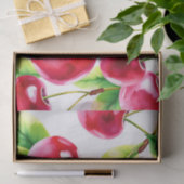Playable Watercolor Cherries Seidenpapier (Geschenk)